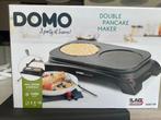 Dubbele pannekoekenmaker Domo, Elektronische apparatuur, Wafelijzers, Ophalen of Verzenden, Zo goed als nieuw