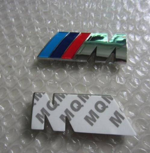 Badge mtech BMW M motorsport logo chrome 3D embleem M-Tech, Auto diversen, Tuning en Styling, Ophalen of Verzenden