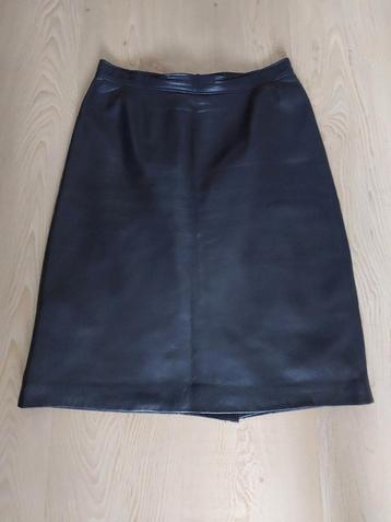 Lederen rok, Enlèvement ou Envoi, Comme neuf, Taille 38/40 (M), Bleu