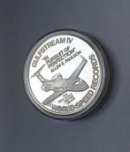 Rare médaille commémorative Gulfstream IV en argent, Enlèvement ou Envoi