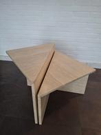 Travertin salontafel Up & Up. Italiaans design, Huis en Inrichting, Ophalen, Gebruikt