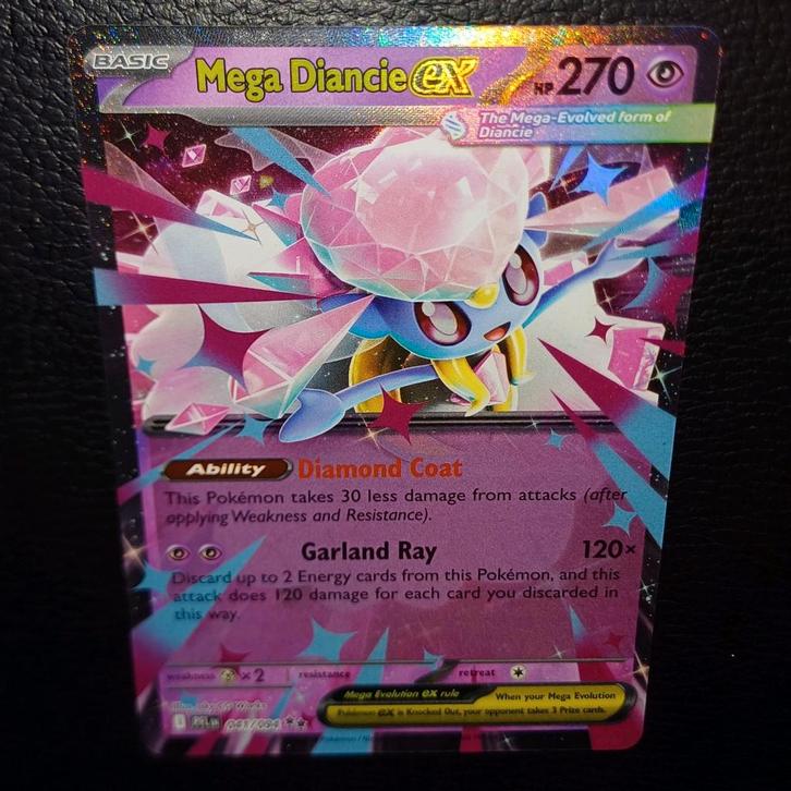 Modern Era: Mega Diancie Ex 041/094 Phantasmal flames, Hobby en Vrije tijd, Verzamelkaartspellen | Pokémon, Ophalen of Verzenden