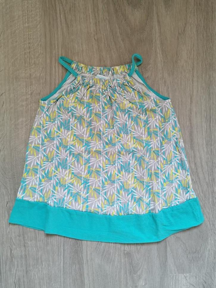 Jurk Okaidi blauw - maat 80, Kinderen en Baby's, Babykleding | Maat 80, Zo goed als nieuw, Meisje, Jurkje of Rokje, Ophalen of Verzenden