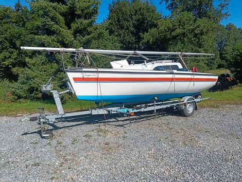 Neptun 550 incl. Trailer en motor, Sports nautiques & Bateaux, Voiliers à cabine & Voiliers, Utilisé, Bateau de plaisance ou Cruiser