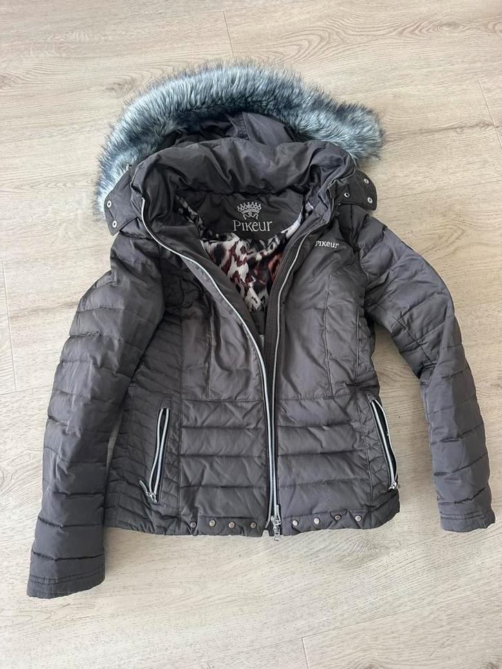 Dons jas Pikeur, Kleding | Dames, Jassen | Winter, Zo goed als nieuw, Maat 38/40 (M), Bruin, Verzenden