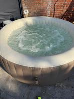 Intex PureSpa Bruine Opblaasbare Spa – complete unit met bed, Ophalen, Gebruikt, Grondzeil, Opblaasbaar