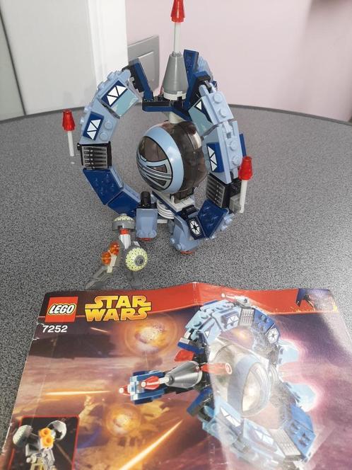 Lego Star Wars 3 - Set 7252 Droid Tri-Fighter, Kinderen en Baby's, Speelgoed | Duplo en Lego, Zo goed als nieuw, Lego, Complete set