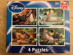 4 puzzels Jungle Book, Kinderen en Baby's, Ophalen of Verzenden, 2 tot 4 jaar