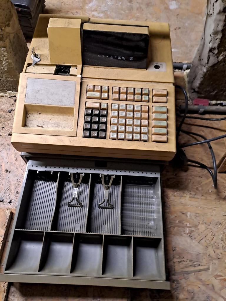 kassa vintage oud model omron, Kinderen en Baby's, Speelgoed | Educatief en Creatief, Ophalen