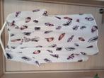 Wit bloesje met veren voor Mt 48/50, Kleding | Dames, Grote Maten, Ophalen of Verzenden, Zo goed als nieuw, Wit