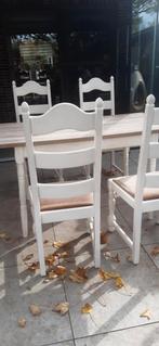 keuken tafel met 4 stoelen, Huis en Inrichting, Ophalen, Gebruikt