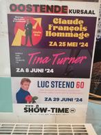 Affiche hommage Claude François Tina Turner Luc steeno, Verzamelen, Verzenden