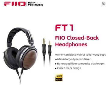  FiiO FT1 — gesloten koptelefoon (bijna nieuwstaat) beschikbaar voor biedingen