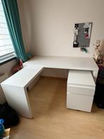 Bureau MALM avec plateau coulissant de la marque IKEA., Maison & Meubles, Bureaux, Enlèvement, Bureau