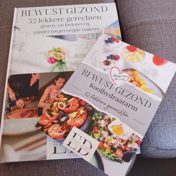 Kookboeken Bewust Gezond + Koolhydraatarm beschikbaar voor biedingen