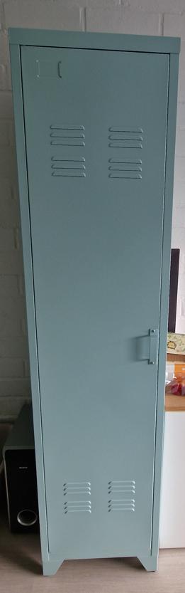Locker kleerkast muntgroen, Huis en Inrichting, Kasten | Lockerkasten, Zo goed als nieuw, Ophalen