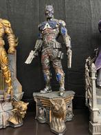 2 Statues Batman + 1 statue deathstroke prime 1 studio lot !, Zo goed als nieuw