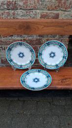 Lot de 3 anciennes assiettes en céramique, Enlèvement