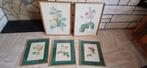 Lot de dessins fleuris, Ophalen, Gebruikt