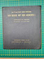 Jan Frans Van den Weghe - Julius Pee - gesigneerd + opdracht, Ophalen of Verzenden, Gelezen