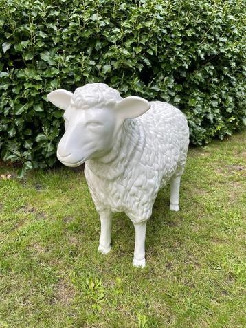 (Jardin) Statue de mouton Texel, blanche, jardin, ferme, pel, Enlèvement, Neuf, Synthétique, Animal