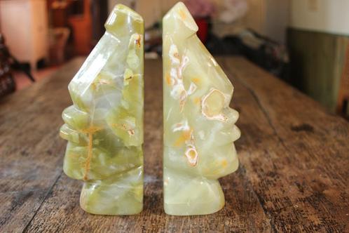 Onyx boekensteunen., Antiek en Kunst, Curiosa en Brocante, Ophalen