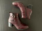 Bottines cuir mauve, Enlèvement ou Envoi, Autres couleurs, Boots et Botinnes, Porté