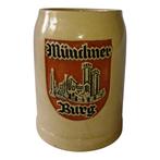Steengoed bierpul — Münchner Burg — Beierse stijl, Ophalen of Verzenden, Zo goed als nieuw