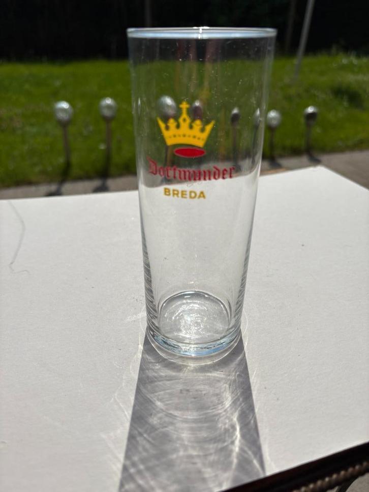 Dortmunder Breda, Verzamelen, Biermerken, Zo goed als nieuw, Glas of Glazen, Overige merken, Ophalen of Verzenden