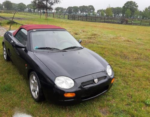 MGF Cabrio MET MAAR 119000KM, Auto's, MG, Bedrijf, Te koop, F, Benzine, Cabriolet, 2 deurs, Handgeschakeld, Zwart, Overige kleuren