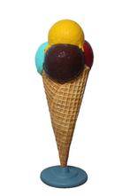 Crème glacée 175 cm - cornet à glace en polyester, Collections, Marques & Objets publicitaires, Enlèvement, Neuf