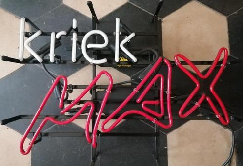 KRIEK MAX lichtreclame nieuw, Antiquités & Art, Curiosités & Brocante, Enlèvement ou Envoi