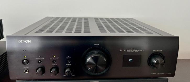 DENON PMA-1700ne (with built-in DAC & phono stage), Audio, Tv en Foto, Versterkers en Ontvangers, Zo goed als nieuw, Stereo, 60 tot 120 watt