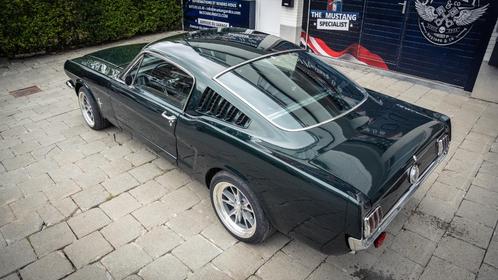 1965 FORD MUSTANG FASTBACK HIGHLAND GROEN EN ZWART INTERIEUR, Auto's, Ford, Bedrijf, Te koop, Mustang, Ophalen