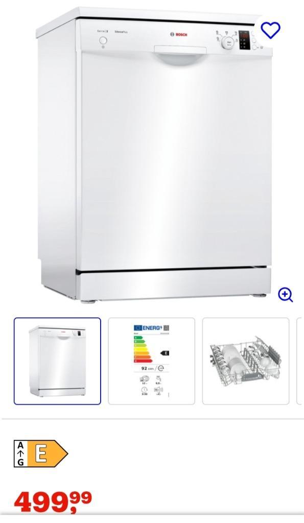 Bosch vaatwasser +++, Elektronische apparatuur, Vaatwasmachines, Zo goed als nieuw, Vrijstaand, Energieklasse A of zuiniger, Eco programma