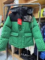 Groene winterjas met capuchon – luxe look (maat M), Ophalen of Verzenden, Zo goed als nieuw, Maat 48/50 (M), Groen