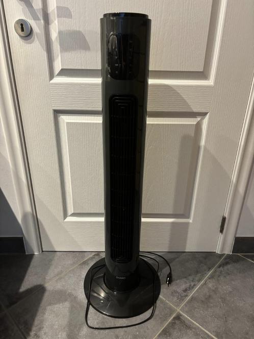 Domo DO8124 zwarte kolomventillator met afstandsbediening in, Elektronische apparatuur, Ventilatoren, Zo goed als nieuw, Torenventilator