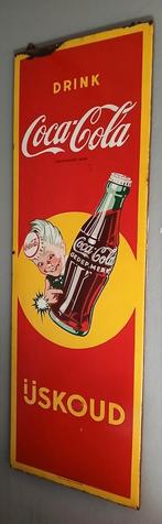 Coca-Cola emaille 1953, Verzamelen, Ophalen of Verzenden, Zo goed als nieuw, Reclamebord