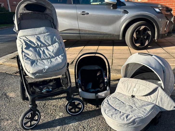 Kinderwag 3-in-1, Kinderen en Baby's, Kinderwagens en Combinaties, Gebruikt, Kinderwagen, Overige merken, Met autostoeltje, Met reiswieg