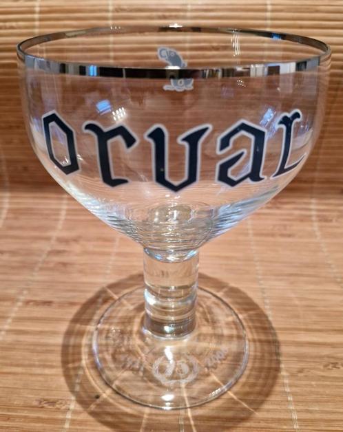ORVAL - glazen, met of zonder emaille (1), Verzamelen, Biermerken, Zo goed als nieuw, Glas of Glazen, Overige merken, Ophalen of Verzenden
