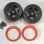 HPI Baja achterste velgen + foams & nieuwe beadlock-ringen, Enlèvement ou Envoi, Utilisé, Autres échelles, Pièce