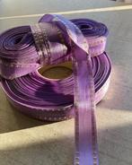 LINT PAARS MET GLITTER RANDEN 25 MM NIEUW, Enlèvement ou Envoi, Neuf, Ruban, Bande ou Élastique