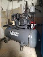 Bruine compressor van 270 liter, Doe-het-zelf en Bouw, Compressors, Ophalen