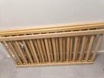 Gratis baby/peuterbed met matras, Sommier à lattes, Moins de 70 cm, Enlèvement, Utilisé