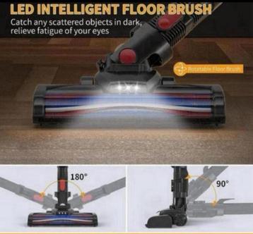 Honiture S13 stofzuigermond + led verlichting voet mond 25W beschikbaar voor biedingen