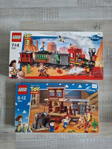 Lego toy story 7597 train 7594 sheriff  beschikbaar voor biedingen
