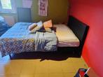 Lit 160x200 sommier - lit double, Maison & Meubles, Enlèvement, Comme neuf, Queen size
