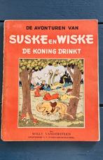 Suske en Wiske De Koning Drinkt 1e druk, Boeken, Gelezen, Willy Vandersteen, Eén stripboek, Ophalen of Verzenden