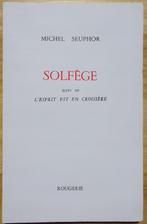 Michel Seuphor, 1997, Rougerie, Solfège - l'esprit *signed, Boeken, Ophalen of Verzenden, Zo goed als nieuw, Michel Seuphor, Eén auteur
