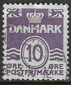 Denemarken 1933/1940 - Yvert 259 - Waarde onder kroon (ST), Postzegels en Munten, Postzegels | Europa | Scandinavië, Verzenden